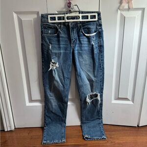 Garage straight jeans